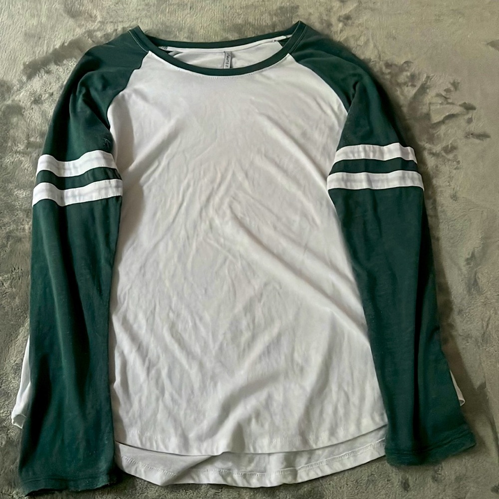 Baseball Style Long Sleeve Tee